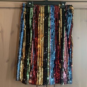NWT Sequin pencil skirt, sz large